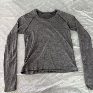 Lululemon swiftly tech cropped long sleeve shirt 2.0